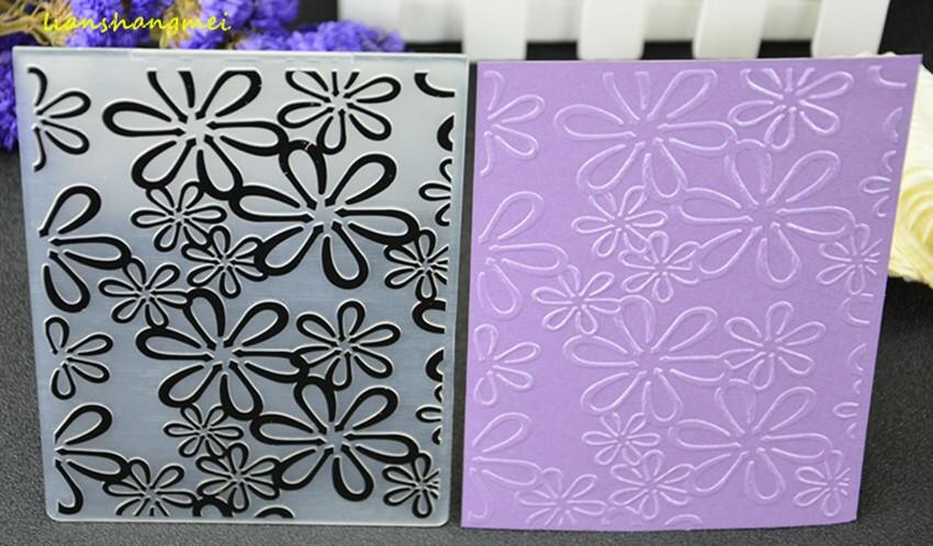 PLASTIC EMBOSSING FOLDER flower spring DIY scrapbook album card packing decoration cutting dies paper craft