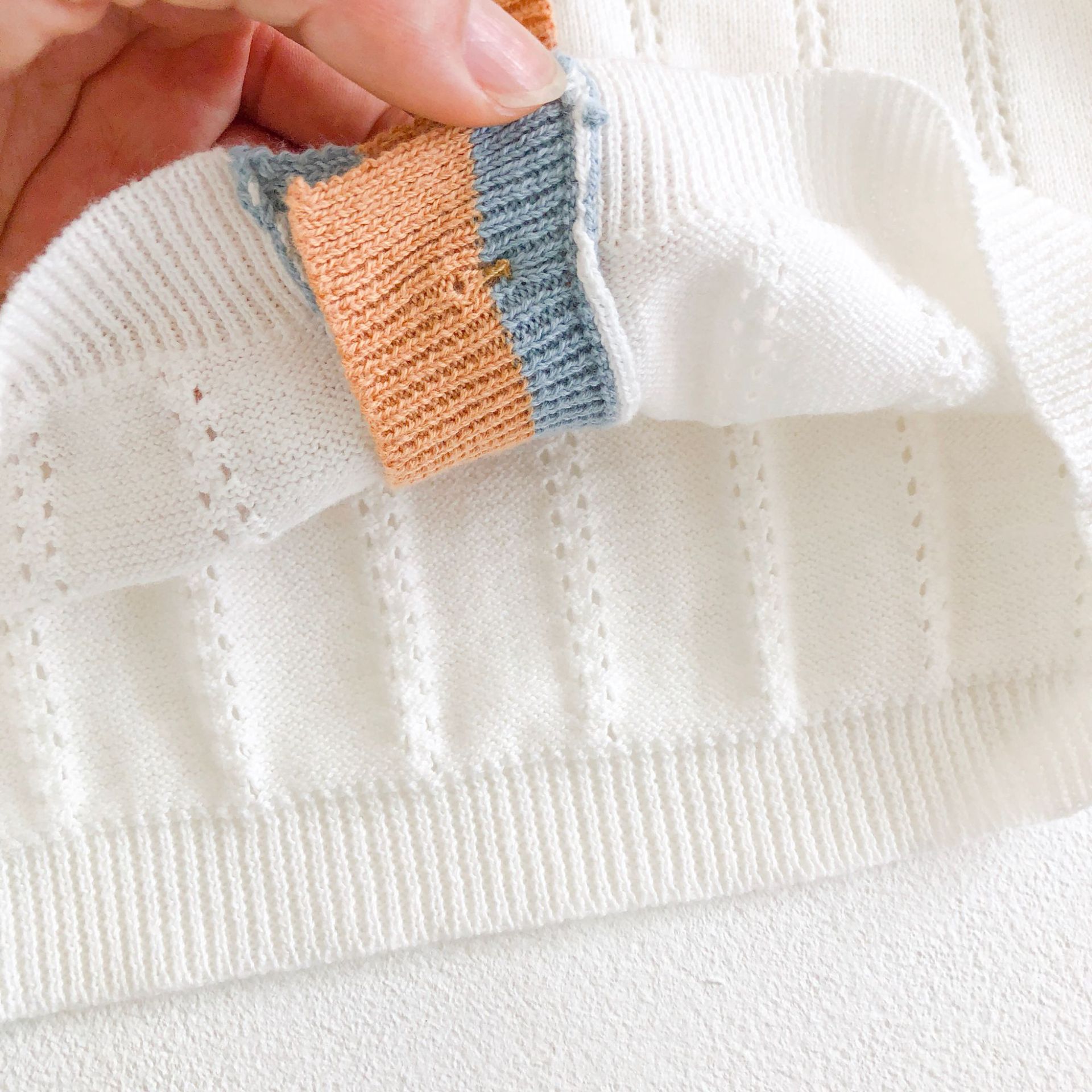 Popodion Boys and Girls Baby Jacket Long-sleeved Knitted Baby Jacket Baby Sweater CHD20326