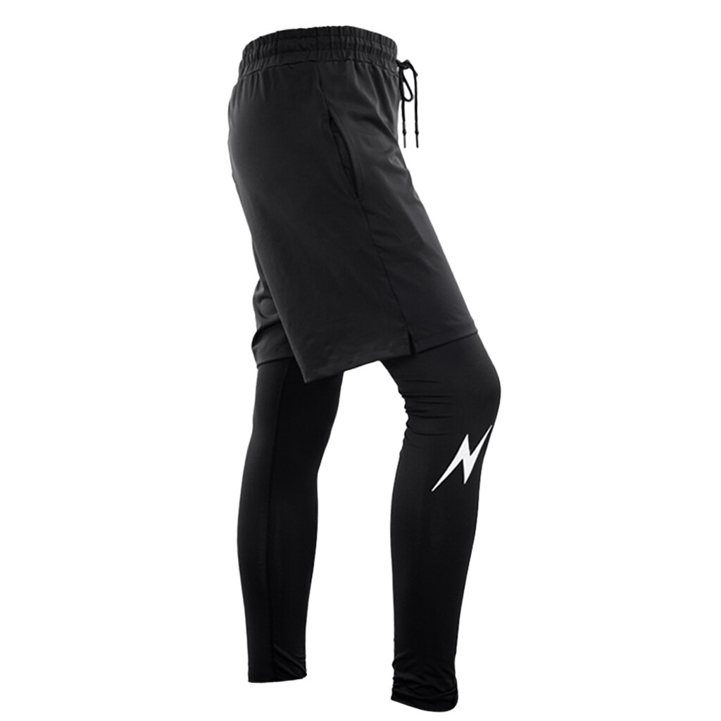 Men Sports Leggings Fitness Pants Quick Dry Running Compression Sports Pants for Rock Climbing Running Water Sports Cycling