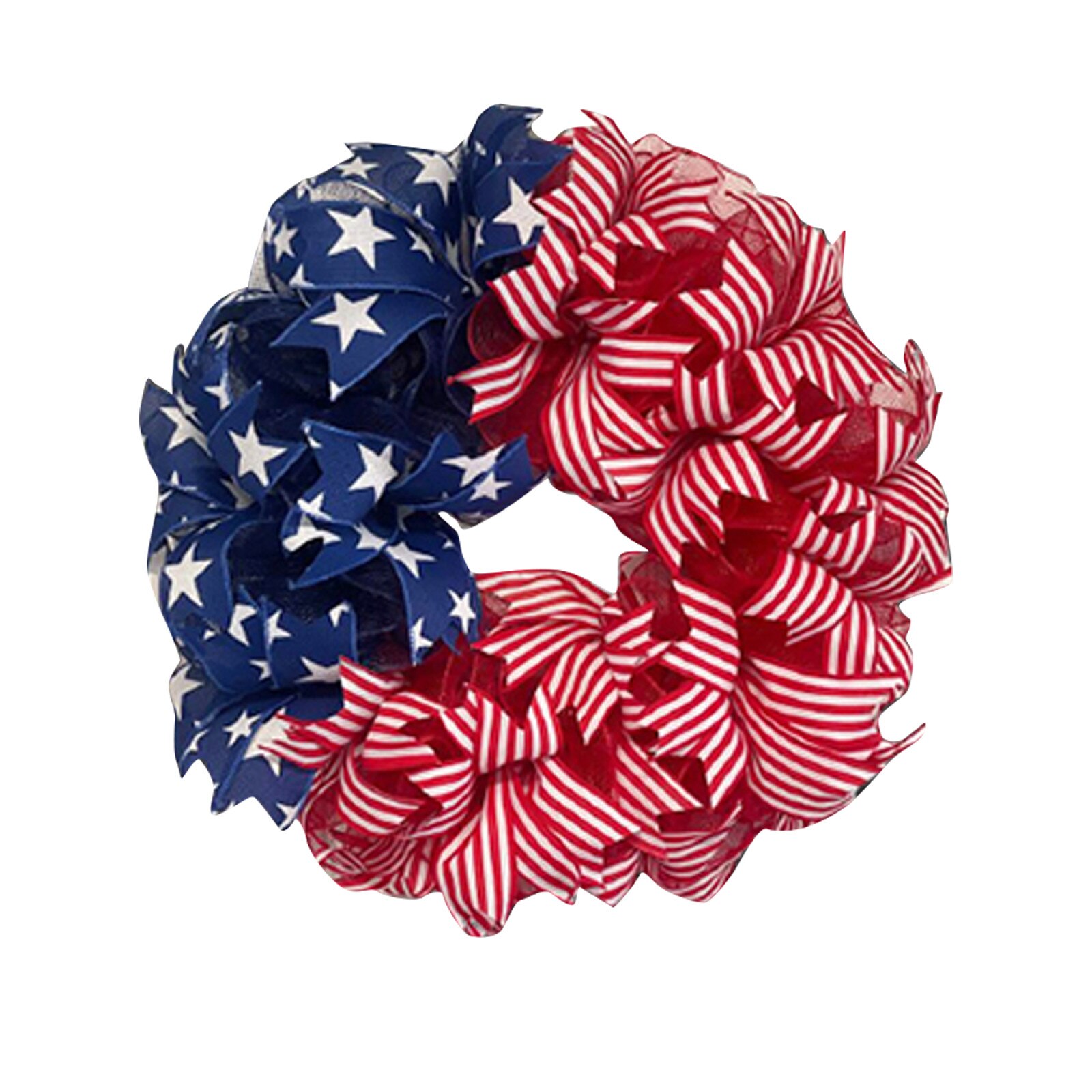 4th Of July Wreath Memorial Day Wreath Patriotic Wreath For Front Door Patriotic Decorations Independence Day 4th 2022: Default Title
