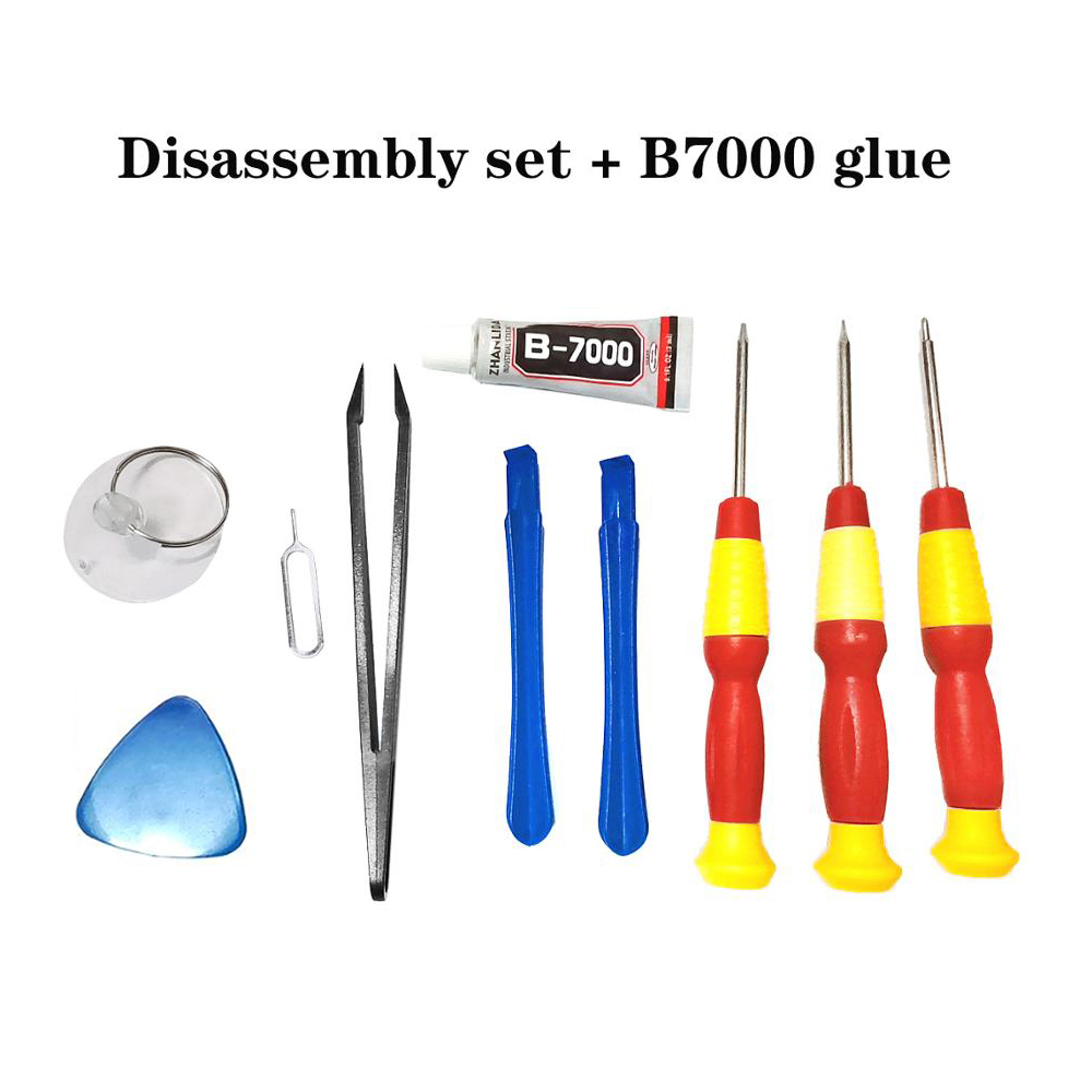 Screen Install Tool For Android Phones Display Repair Combination Disassembly Mobile Phone Repair Tools + 3ML B7000 Glue