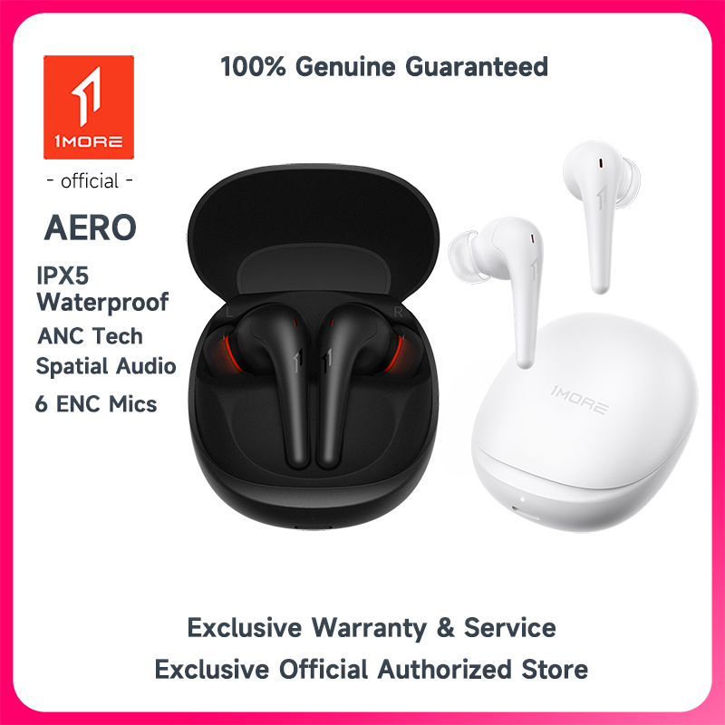 Écouteurs Aero Bluetooth 5.2, suppression du bruit, flash, appels clairs, autonomie de 28 heures, chargement sans fil, casque électronique, 1 plus