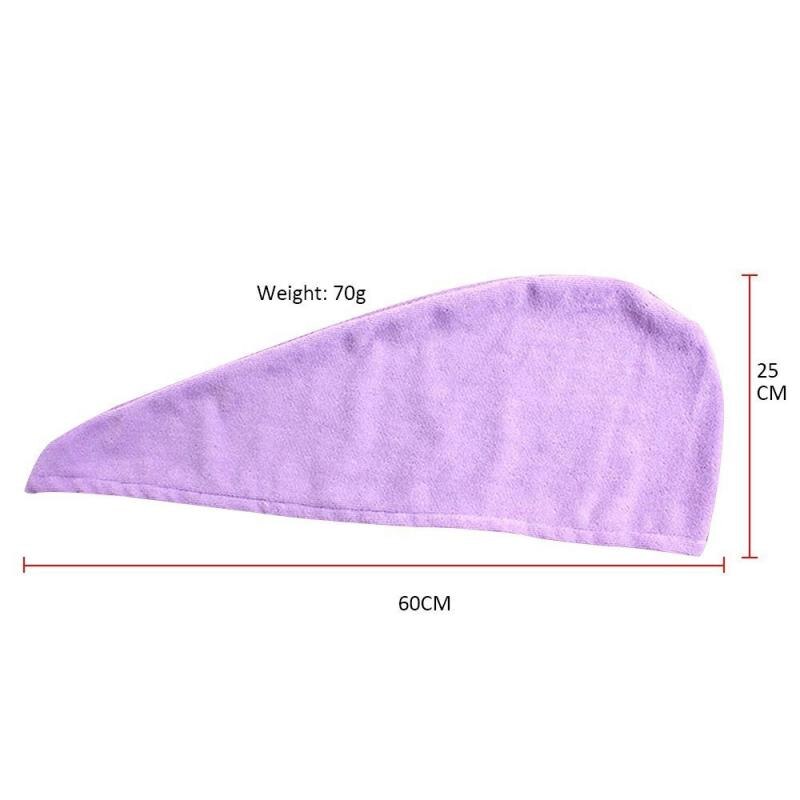 Duschmössa i mikrofiber dusch hår torkning inpackning flickor #39 snabbtorkande hår hatt mössa turban huvud wrap badverktyg