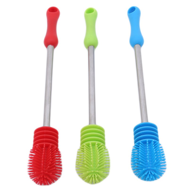 Washing Cleaning Rotary Handle Long Handle Scrubbing Feeding-bottle Brush Bottle Feeding Baby Bottle Accessories