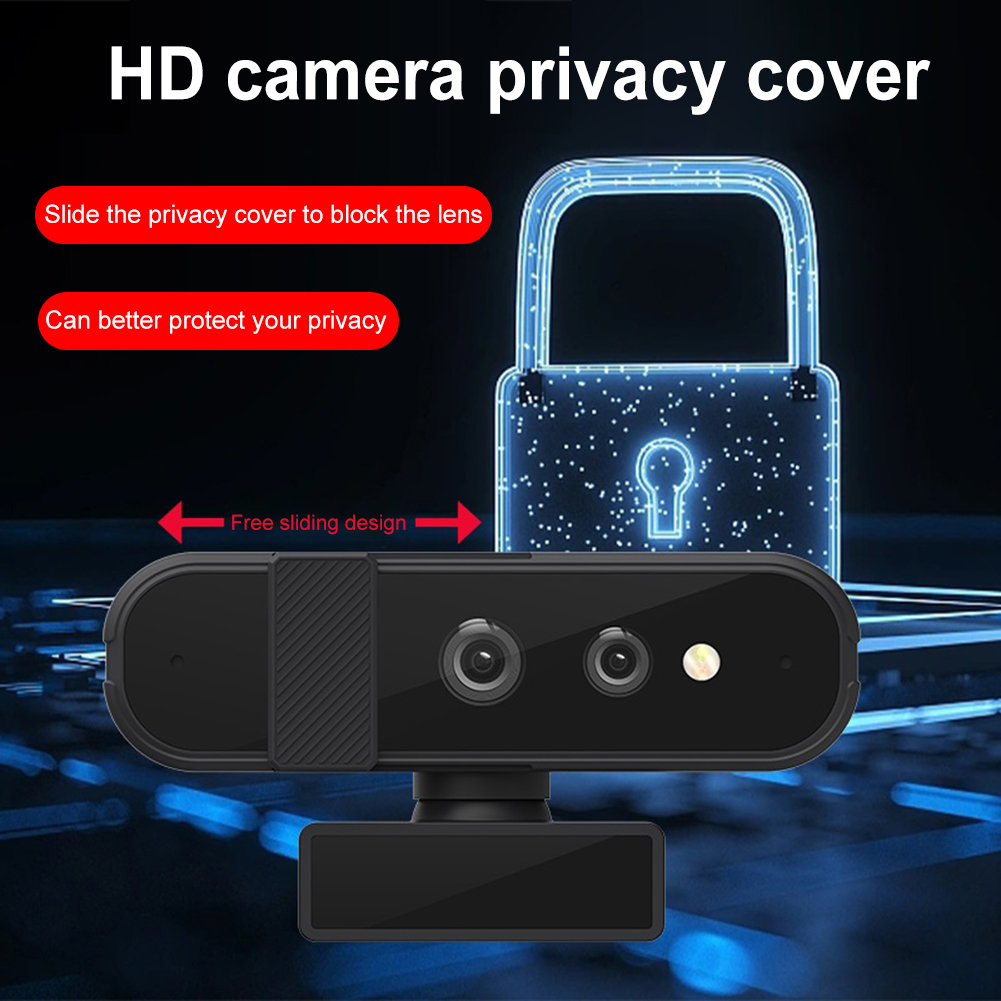 HD 1080P 30FPS Desktop Cam 80 Wide Angle Autofocus Web Camera Compatible with Win10/11 for OBS/Gaming/Zoom/FaceTime/Teams/Twitch