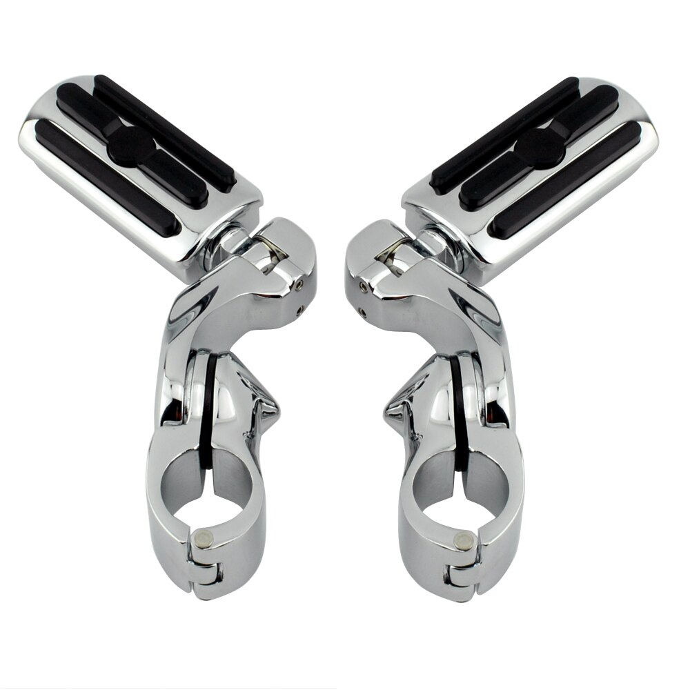 32mm 1-1/4" Motorcycle Foot Pegs Highway Pedals Footrest For Harley Touring Road Electra Street Glide King XL 883 1200