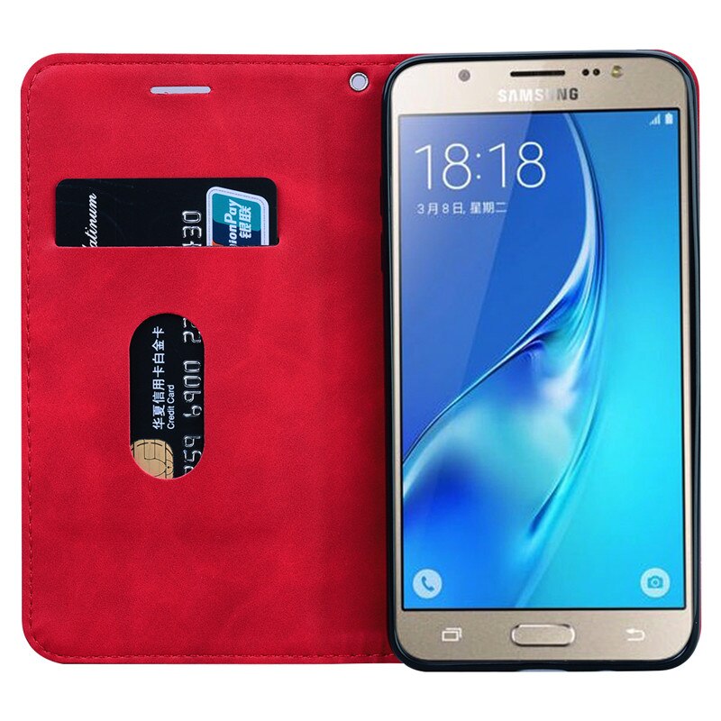 Pour Samsung Galaxy J5 étui Coque Samsung J5 J510 J510F étui portefeuille en cuir étui à rabat pour Samsung Galaxy J5 J510F étui