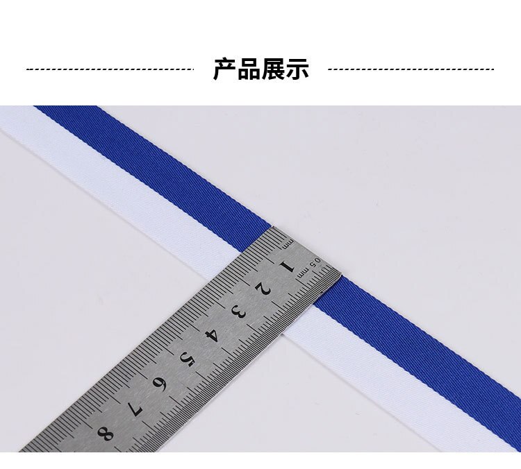 10M 25Mm Breedte Rood Wit Blauw En Groen Polyester Lint Diy Naaien Kleding Accessoires Materiaal Rand Trim decoratie