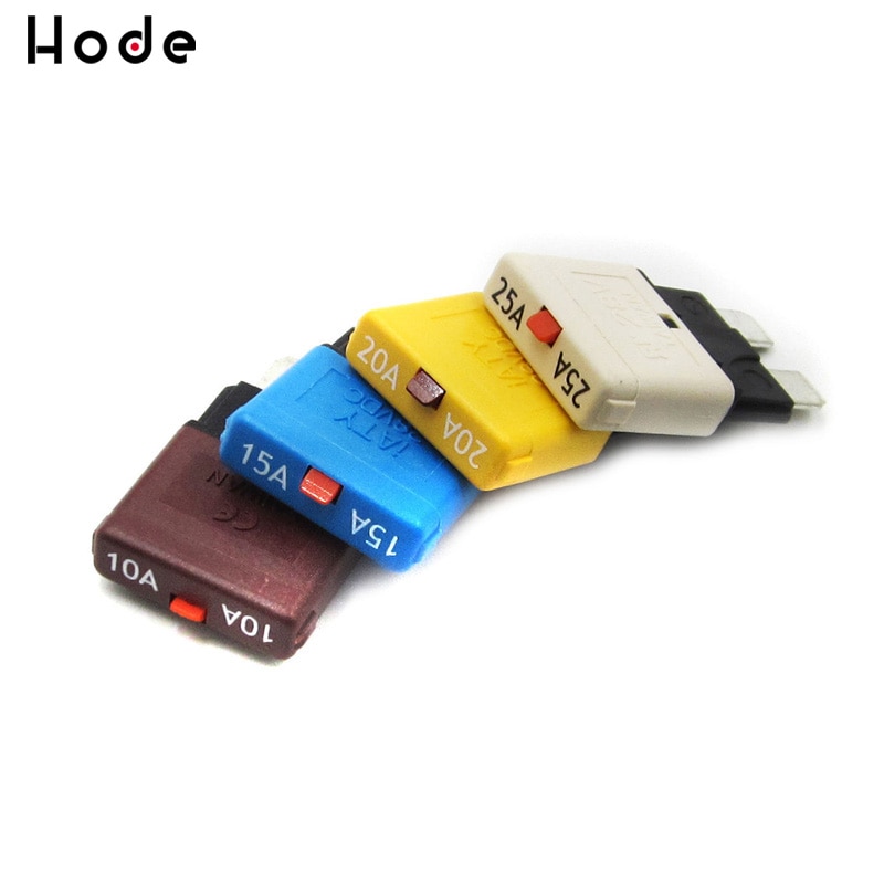94v0 28V Manual ATC Reset Circuit Breaker Blade car fuse thermal cutoff microwave Marine Fusibles Auto Accessoreis Ferramenta