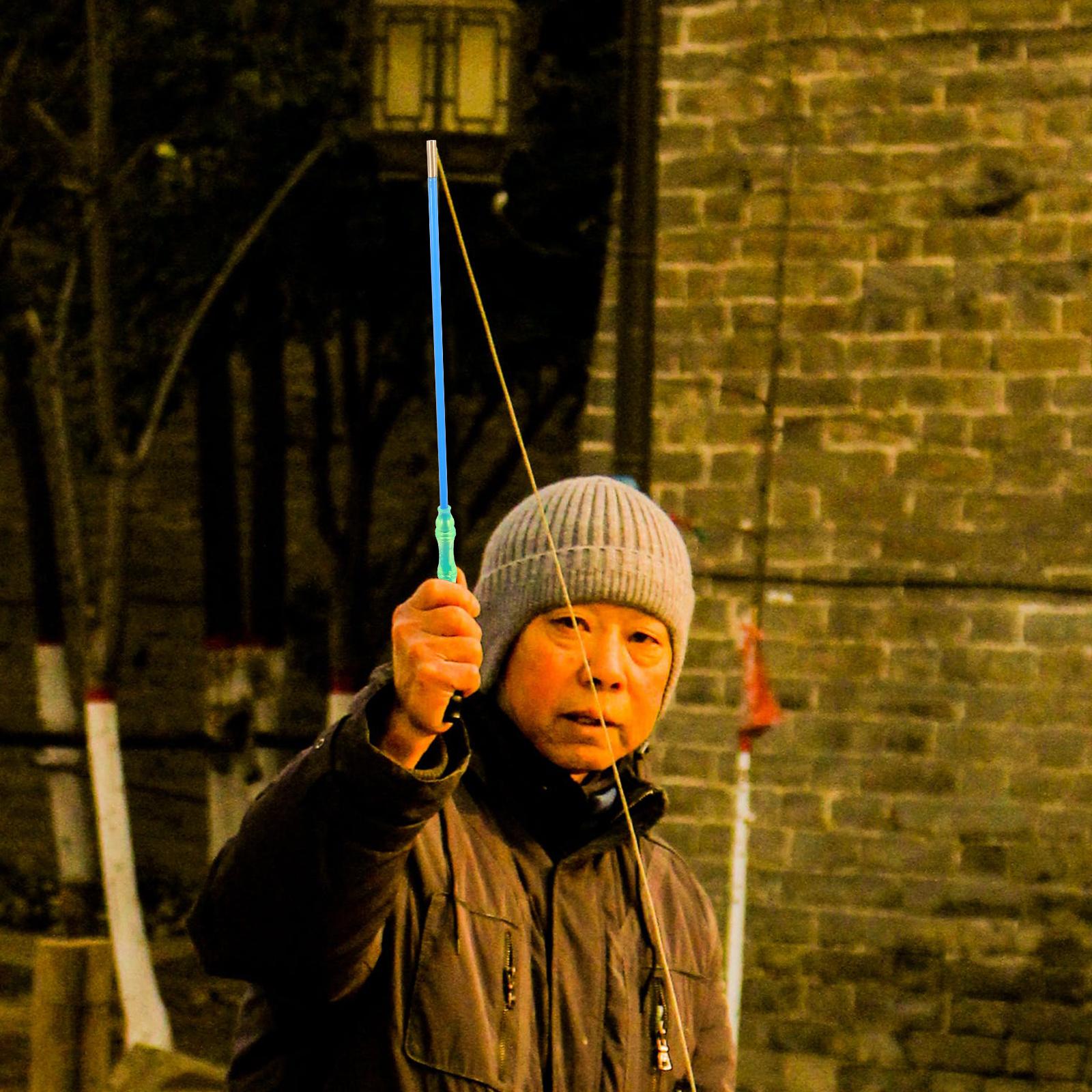 2pcs Diabolo Sticks 45cm Glass Rod Soft Handle Acrobatics Juggling Handstick Outdoor Fitness Traditional Chinese Yoyo