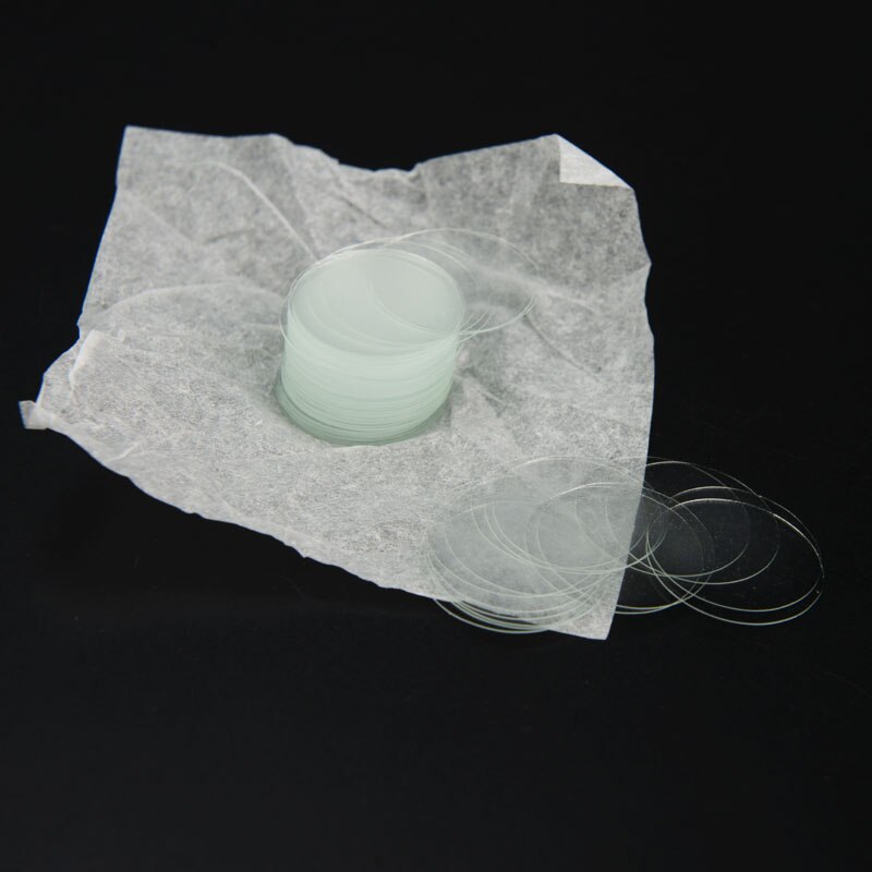 Round Microscope Glass Slide Cover Slips 35mm 40mm Blank Slides Coverslip Thickness 0.13 - 0.17mm 1 Box 100pcs