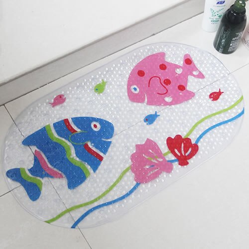 Alfombras de baño antideslizantes de PVC con ventosa, 38cm x 69cm, alfombra multicolor para baño, bañera, ducha antideslizante, almohadilla de masaje suave: Borgoña
