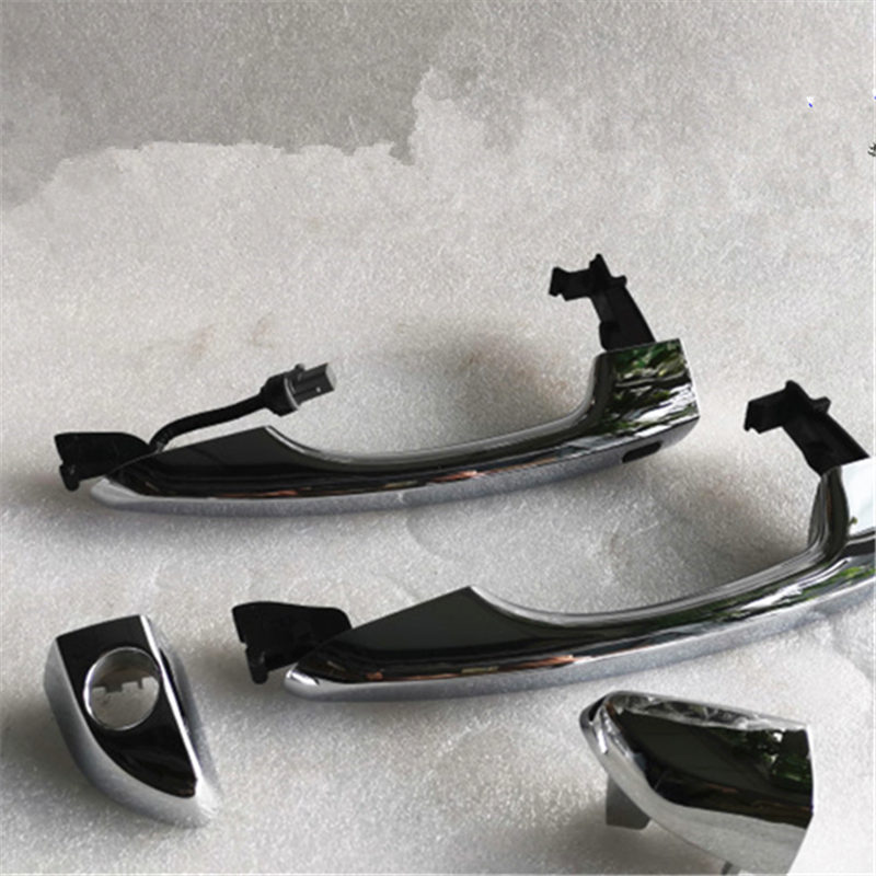 Genuine Front chrome Outside Door Handle+cover LH RH for hyundai Tucson rear Exterior Door Handle+cover