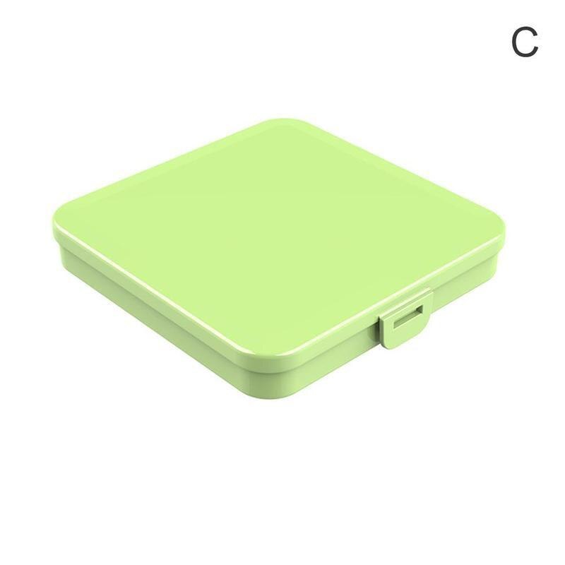 1Pc Bespaart Box Maskers Houder Doos Maskers Besparen Opslag Vochtbestendige Stofdicht Draagbare Plastic Cover Voor Wegwerp Bespaart doos Maskers: Green