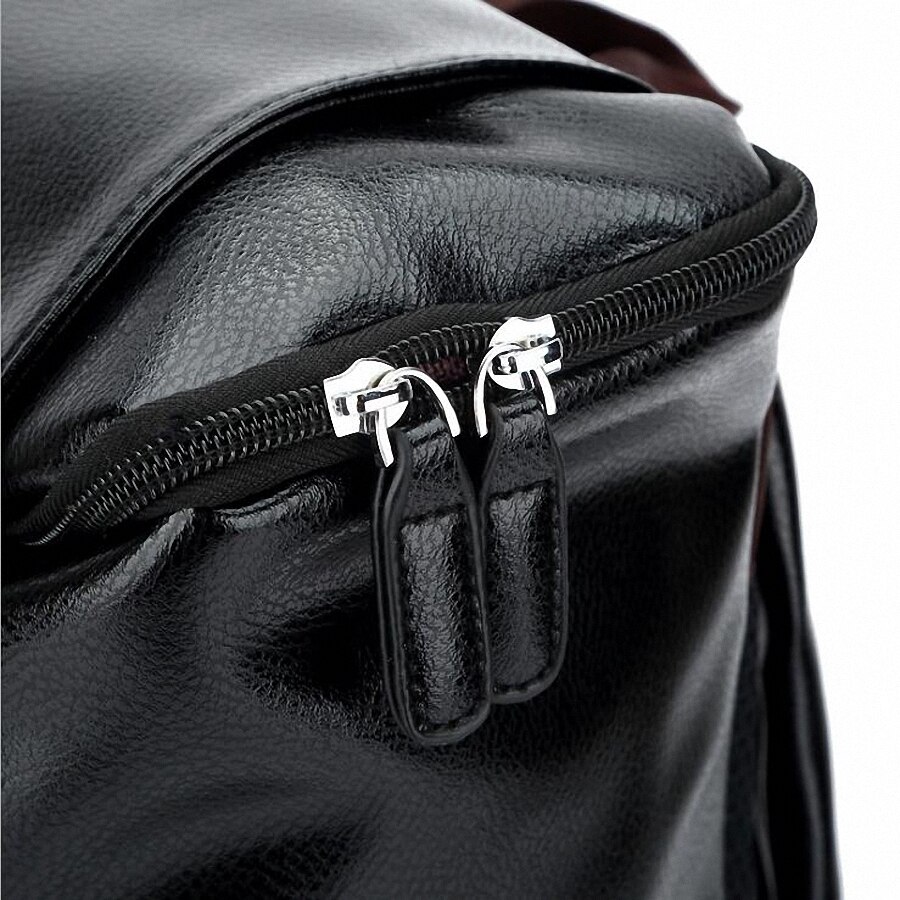 À prova d15 água 15.6 Polegada portátil mochila do plutônio mochilas de couro dos homens para o adolescente