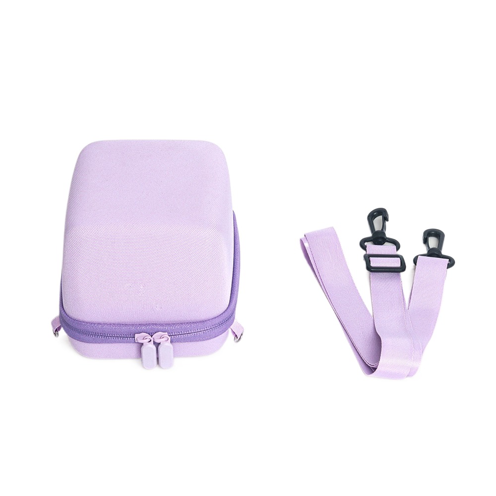 Camera Storage Bag Film Camera Carrying Case Protective Cover Adjustable Strap Cloth Texture for Polaroid GO/One Step 2/NOW+: light yellow