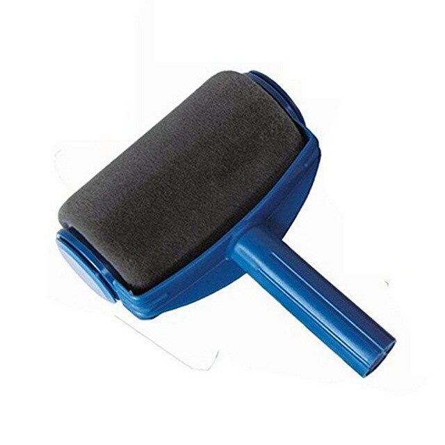 5/8Pc Multifunctional Paint Runner Pro Roller Brush Tool Set Paint Roller Set Room Wall Painting Brushe Set Home Repack Tool: Blue-Roller