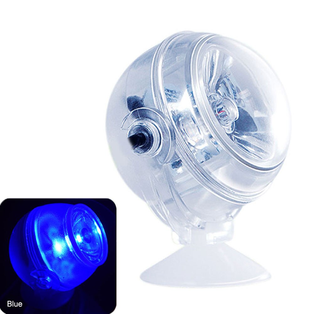 Iluminación LED para tanque de peces, foco submarino resistente al agua, luz de noche Marina/buceo, lámpara de Acuario, accesorios de decoración, 88 x h8z: Blue