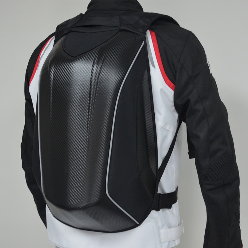 Motorcykel rygsæk sort moto ridetaske top taske multifunktionstaske motocross hard shell rygsække computertaske