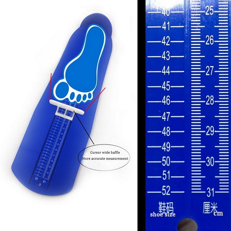 Foot Measuring Device Gauge Shoe Feet Measuring Ruler for kids Adult Shoe