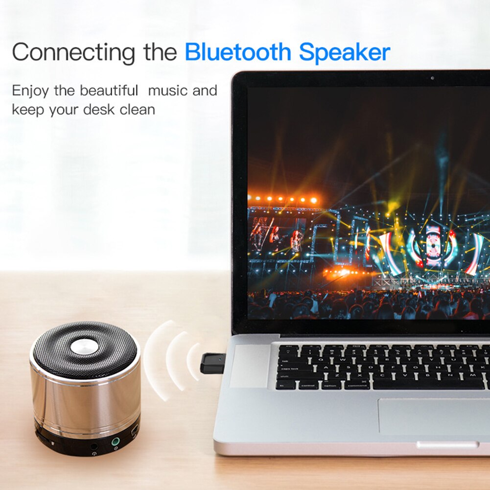 5.0 3Mbps Tablet Speaker Voor Desktop Toetsenbord Thuis Laptops Pc Headsets Computer Zender Office Bluetooth Usb Adapter Printer