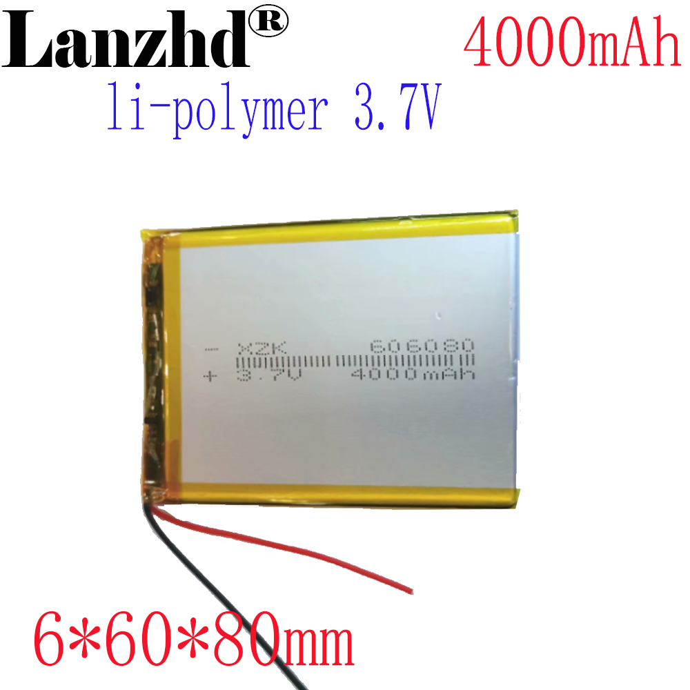 1-12 Stück Li-Ionen-Batterien 3,7 V 4000mAh Lithium-Ionen-Li-Polymer-Batterie für mobile Strom ladung Schatz Tablet PC Bank GPS