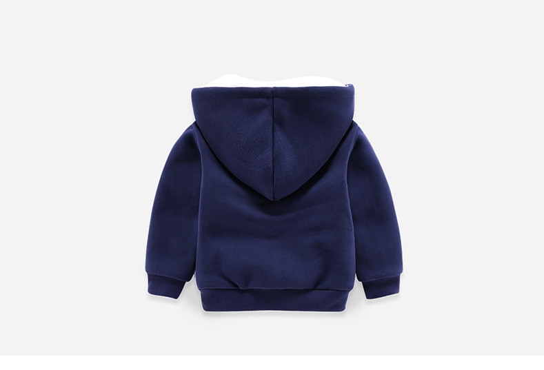 kids boys girls warm jacket hooded jacket plus velvet children's cotton coat autumn winter outwear infantil baby boy Clothing