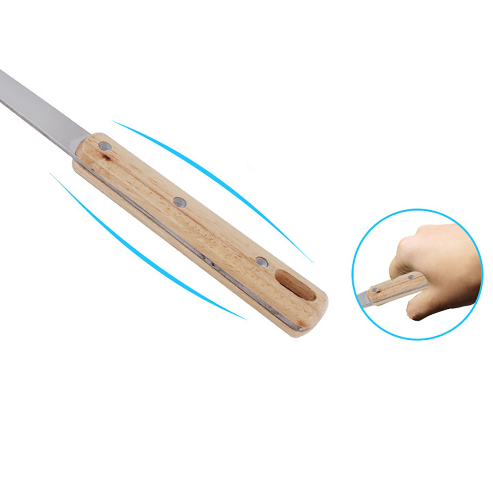 Ustensiles de cuisine en bois Uten manche en bois | En acier inoxydable, spatule pelle cuillère tourneuse de cuisine, Cocina trademsilios lame en bois, Gadgets de cuisine