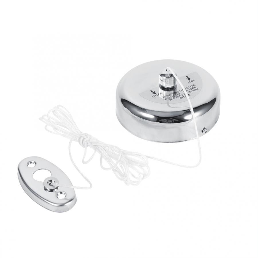 Stainless Steel Retractable Clothes Line Dryer Indoor Outdoor Laundry Single Clothesline Home Use