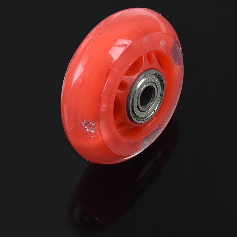 1 paire 8mm Dia 608ZZ portant la roue de patin de patinage de Scooter en ligne rouge