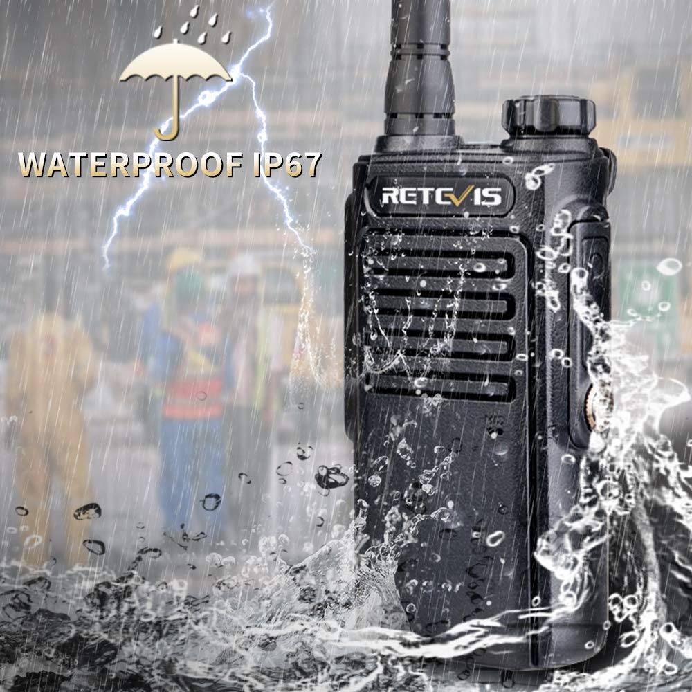 Retevis RT647 IP67 Waterdichte Walkie Talkie 1Pc Pmr Radio PMR446 Vox Handsfree Twee-weg Radio Comunicador voor Surfriding/Skiën