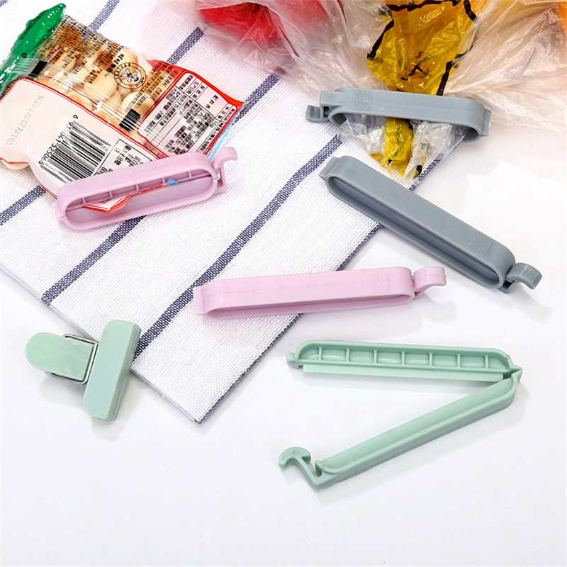 12 Stks/partij Bag Clips 3 Size Abs Voedsel Zak Clips Naadlasmachines Draagbare Voedsel Opbergtas Clips Klem Voor zakken Clips Voor Tassen