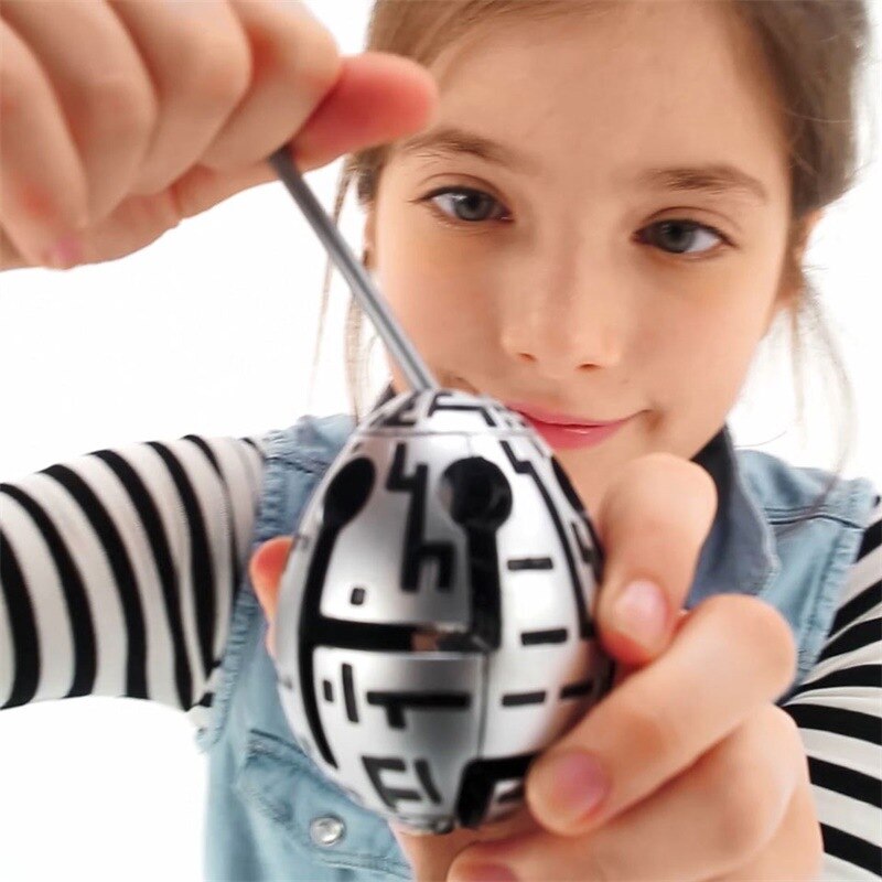 ZK30 Doolhof Eieren Paasei Kinderen Puzzel Doolhof Decompressie Bal Denken Speelgoed Doolhof Ei Kerst Kinderen Dag