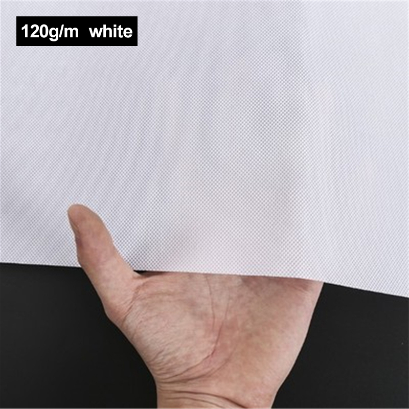 10M/Roll Niet-geweven Interlining Stof Achtergrond Doek Thuis-Textiel Patchwork Kleding Naaien Diy Craft Accessoires 160Cm Breed: 120g white