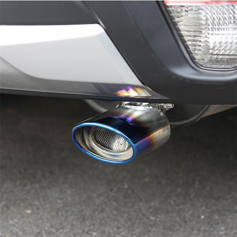 Tubos de escape de estilo de coche, cubierta de sistema de escape trasero para Mitsubishi Outlander , accesorios para automóviles