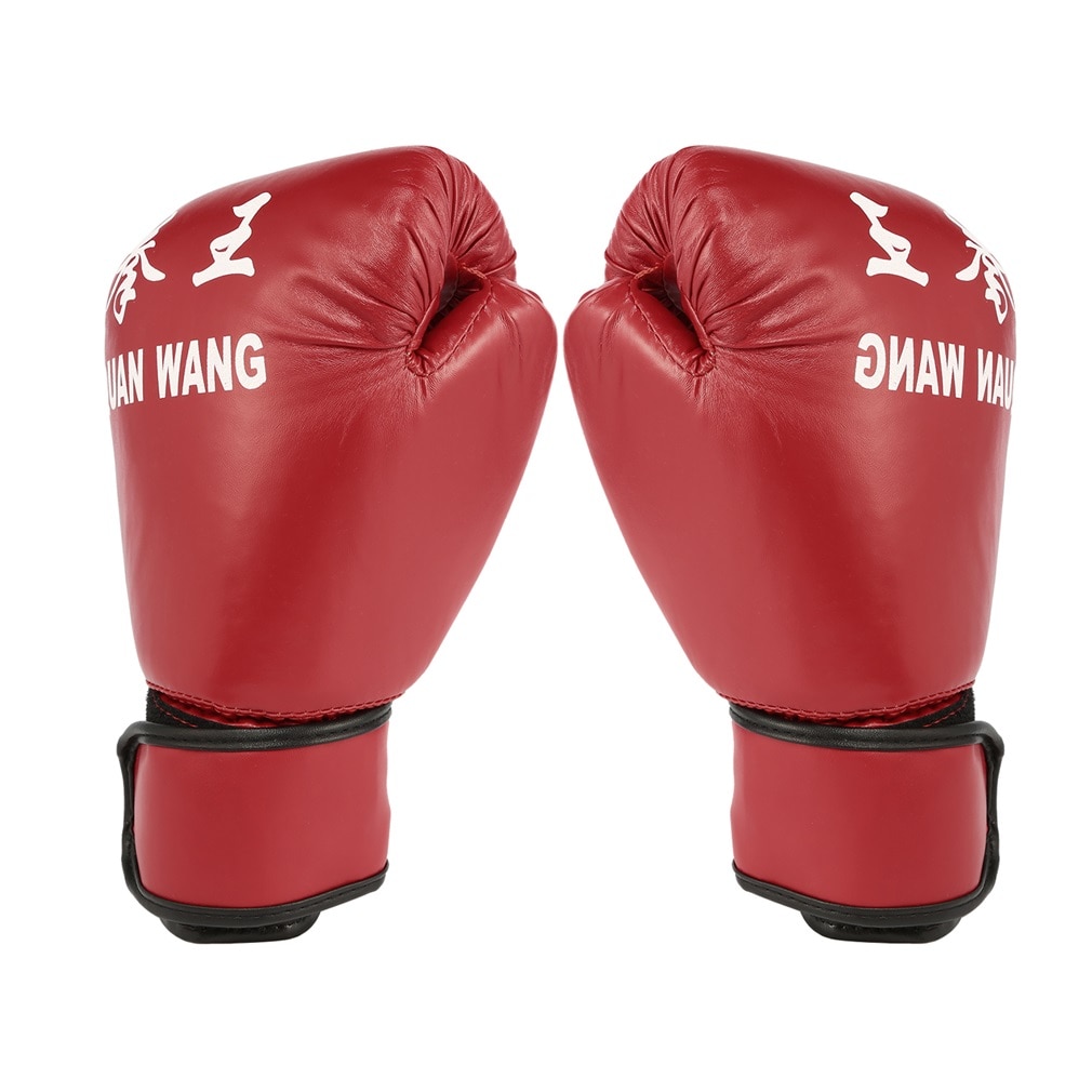Red & Black Adult Boxing Gloves Sandbag Liner Gloves Kickboxing Gloves Pugilism Men Women Training Fighting Tool: Red