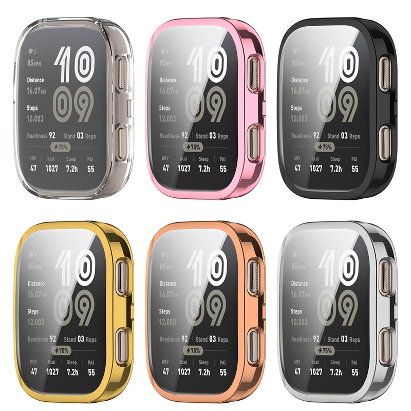 Silicone Case Glass For Amazfit Bip 6 Full TPU Screen Protector Bumper for Huawei Amazfit Bip6 Bip 6 Cover Shell Accessories