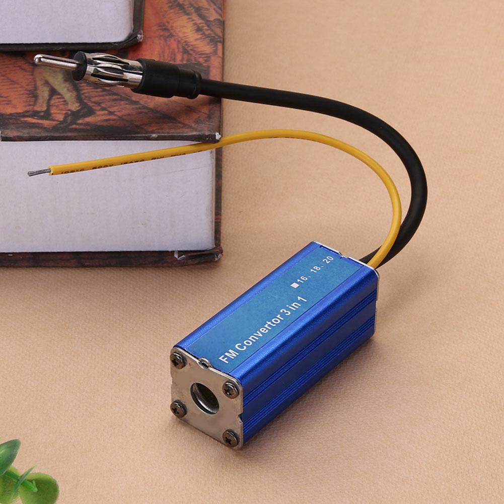 Universele 12V 3 In 1 Auto Frequentie Antenne Radio Fm Band Expander Auto Auto Stereo Antenne Fm Radio Band frequentie Converter