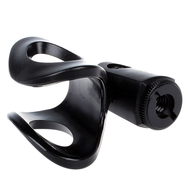 5x fleksible mikrofoner mikrofonstativ tilbehør plastklemme klipsholder montering svart