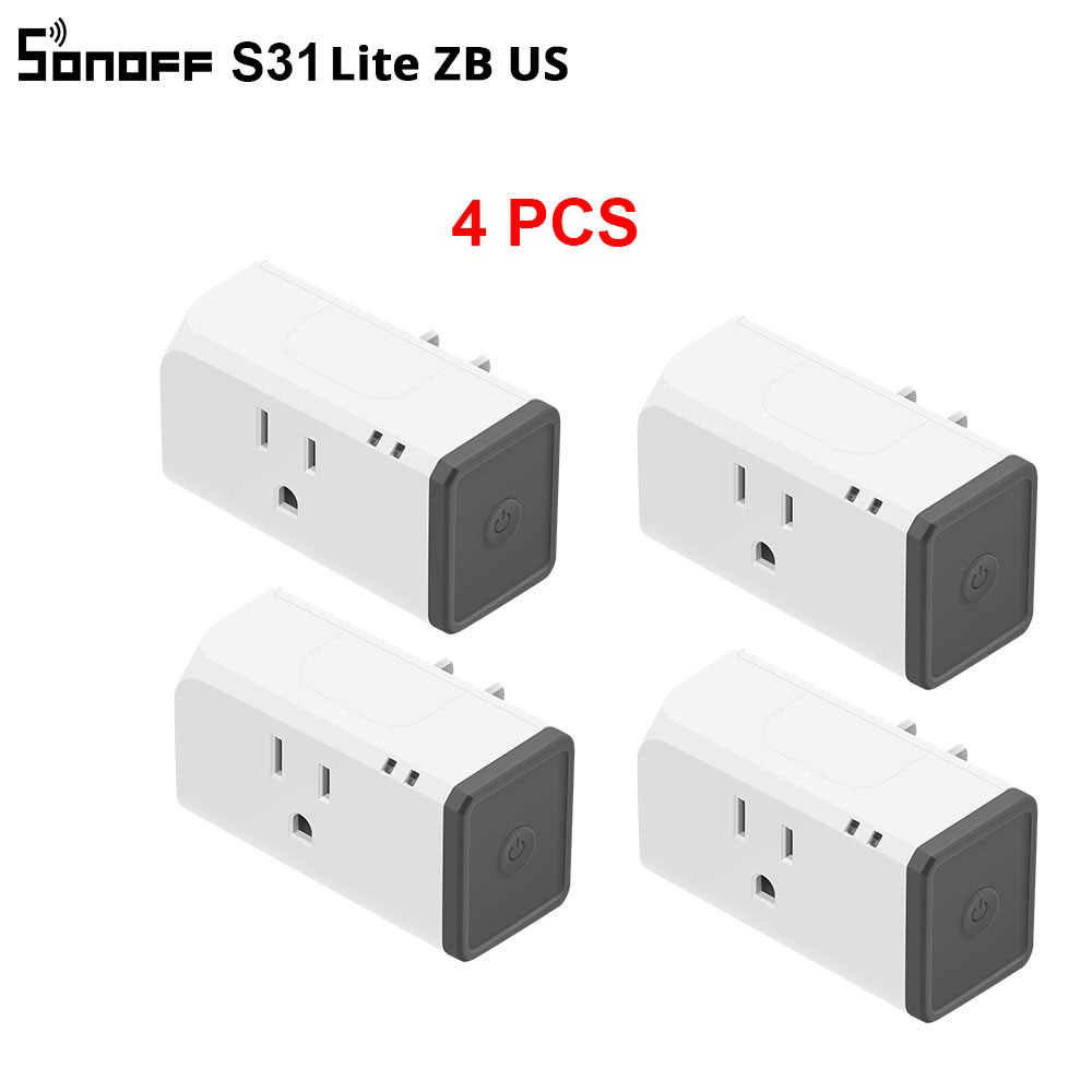 Sonoff s31 lite zb 15a zigbee eua tomada inteligente sem fio funciona com smartthings hub ewelink controle de voz via alexa: Bundle4