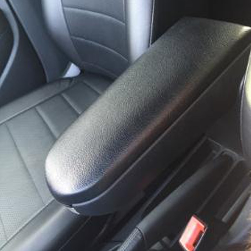 Protège Accoudoir Voiture - Coussin Console Centrale Avec Porte-gobelet & Support Téléphone - Noir/Gris/Abricot/Orange