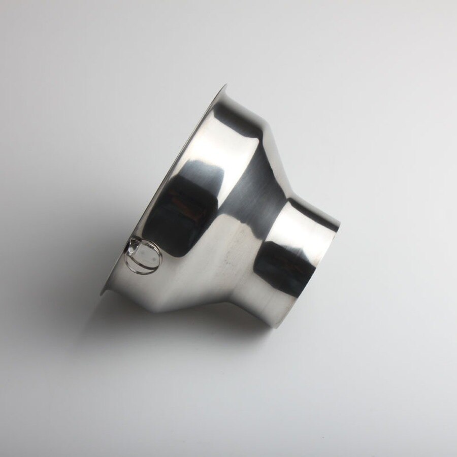 High Stainless Steel Funnel Funnel Large Caliber Wide Mouth Jam Funnel 15 Cm