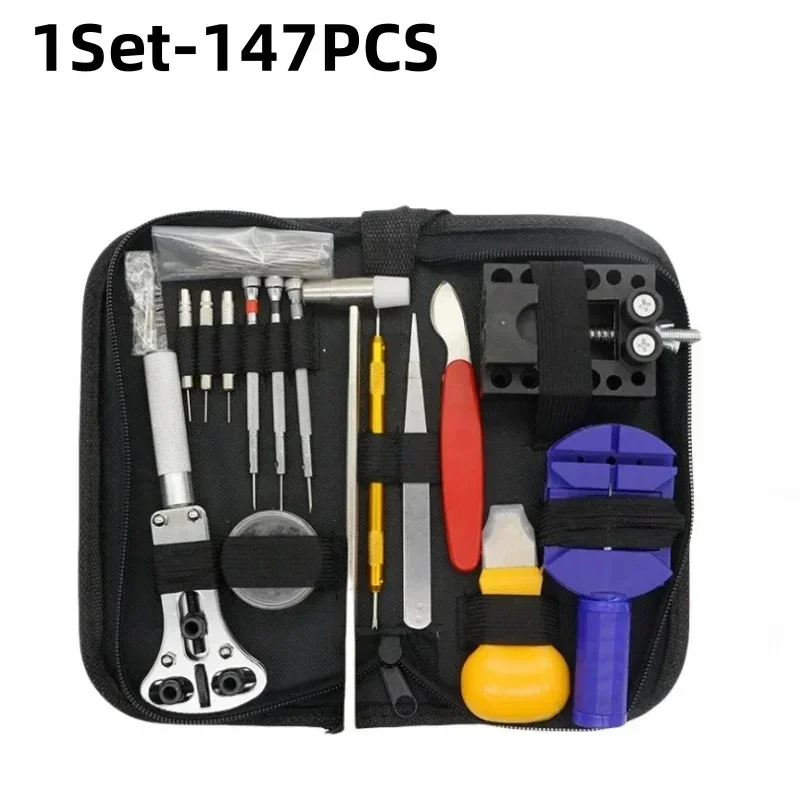 147 stk./sæt værktøj til reparation af ure, vedlig... – Vicedeal