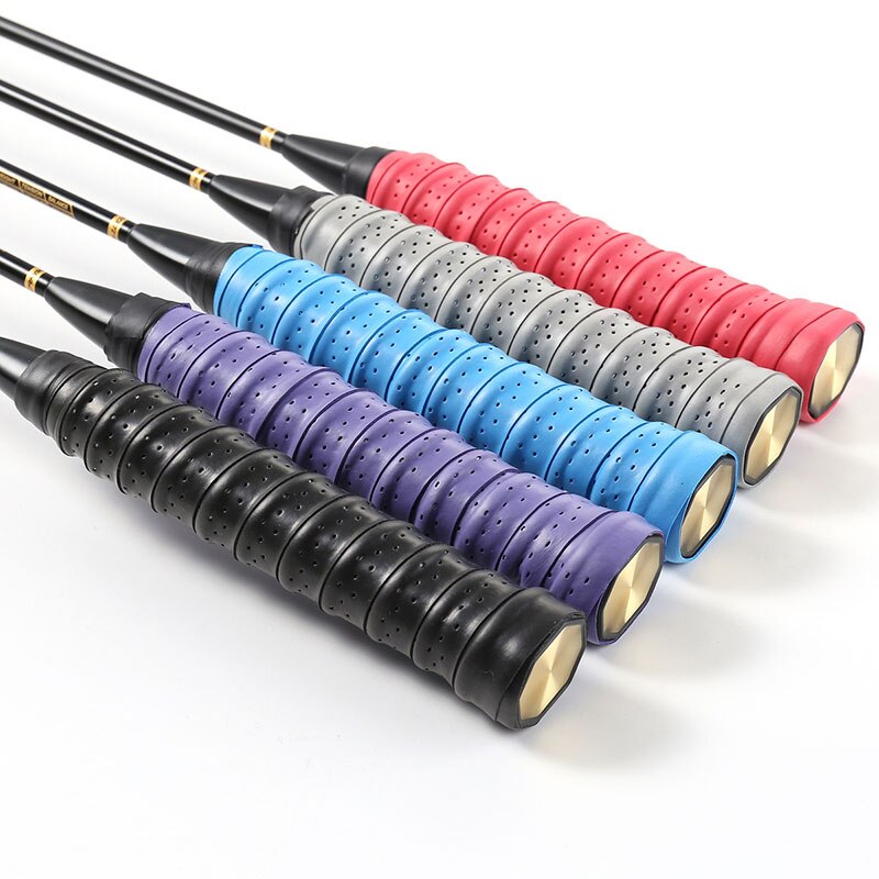 Racket Grip Anti Slip Perforated Super Absorbent Tennis Overgrip Badminton Overgrip Pickleball Overgrip 25mm Wide ZJ55