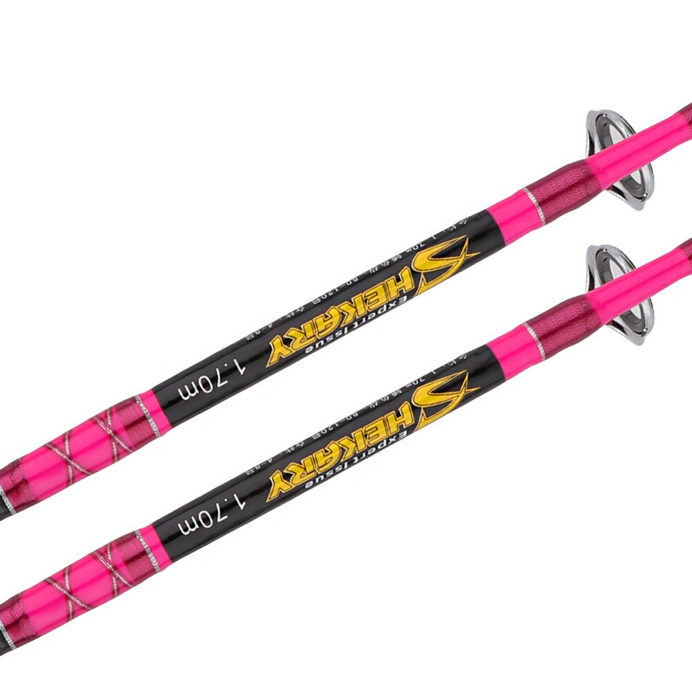 2020 nuova canna da pesca a Jigging lento 1.7m canna da pesca in carbonio con acqua salata rosa canna da pesca con canna da pesca peso 80-120g
