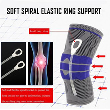 1 Pc Sport Siliconen Lente Knie Pad Nylon Compressie Elastische Knee Protector Brace Ondersteuning