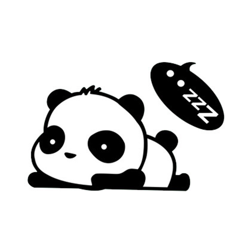 Sød panda switch klistermærke på væggen børneværelser vinyl til boligindretning kunstmærkater aftagelige dejlige vægklistermærker