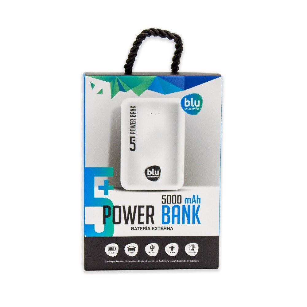 Blu Power Bank 5000 Mah Blanco