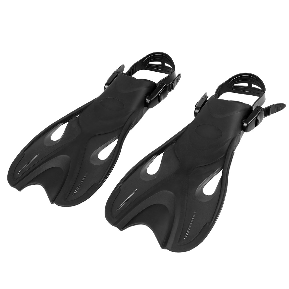 Erwachsene Tauchen Flossen Offener Ferse Flossen Verstellbaren Riemen Schwimmen Schnorcheln Tauchen Ausrügestochen
