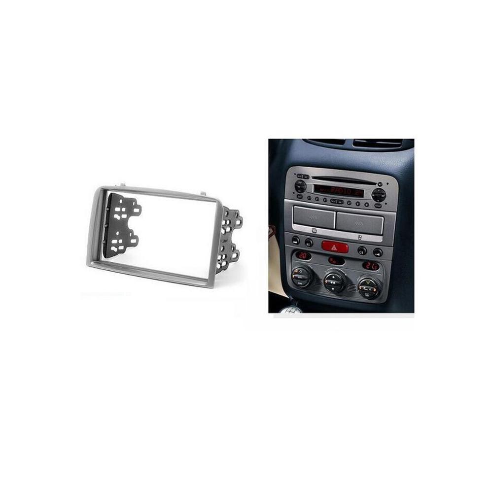 Kit de montaje de Panel de CD estéreo para Alfa Romeo 147, doble Din, embellecedor de instalación de salpicadero, Marco facial: 2 din